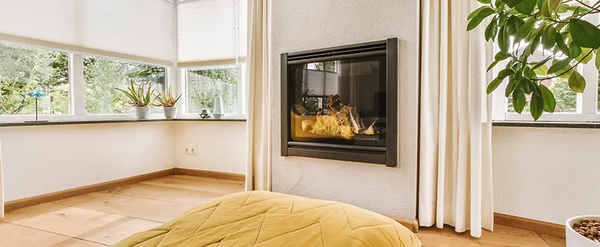 Residential Fireplace Ceramic Glass Installation in Chantilly, VA