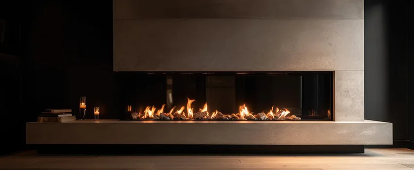 Gas Fireplace Ember Bed Design Services in Chantilly, Virginia