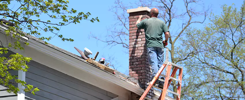 Vinyl and PVC Chimney Flashing Installation in Chantilly, VA