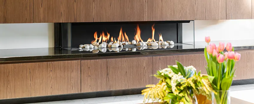 Double-height Fireplace Design Refurbishment in Chantilly, Virginia