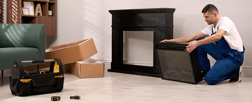 Old Rusted Metal Fireplace Repair And Replacement in Chantilly, VA