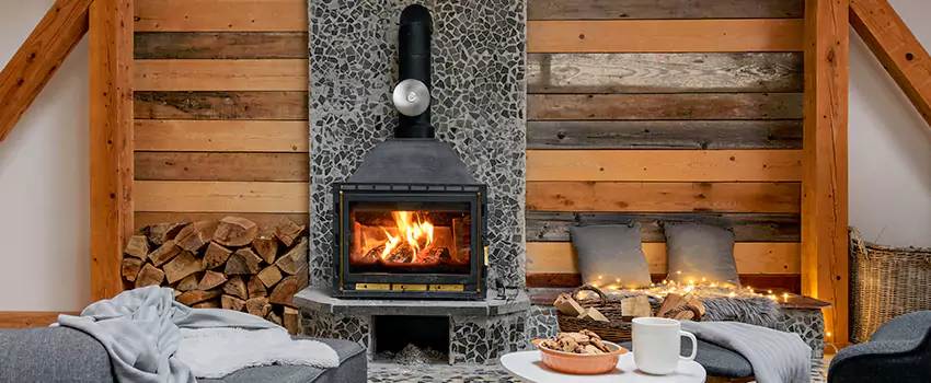 Thelin Hearth Products Direct Vent Gas Stove Fireplace Inspection in Chantilly, Virginia
